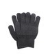 WAHLSTEN RIDVANTAR MED GUMMINOPPOR. MAGIC GLOVES- SVART